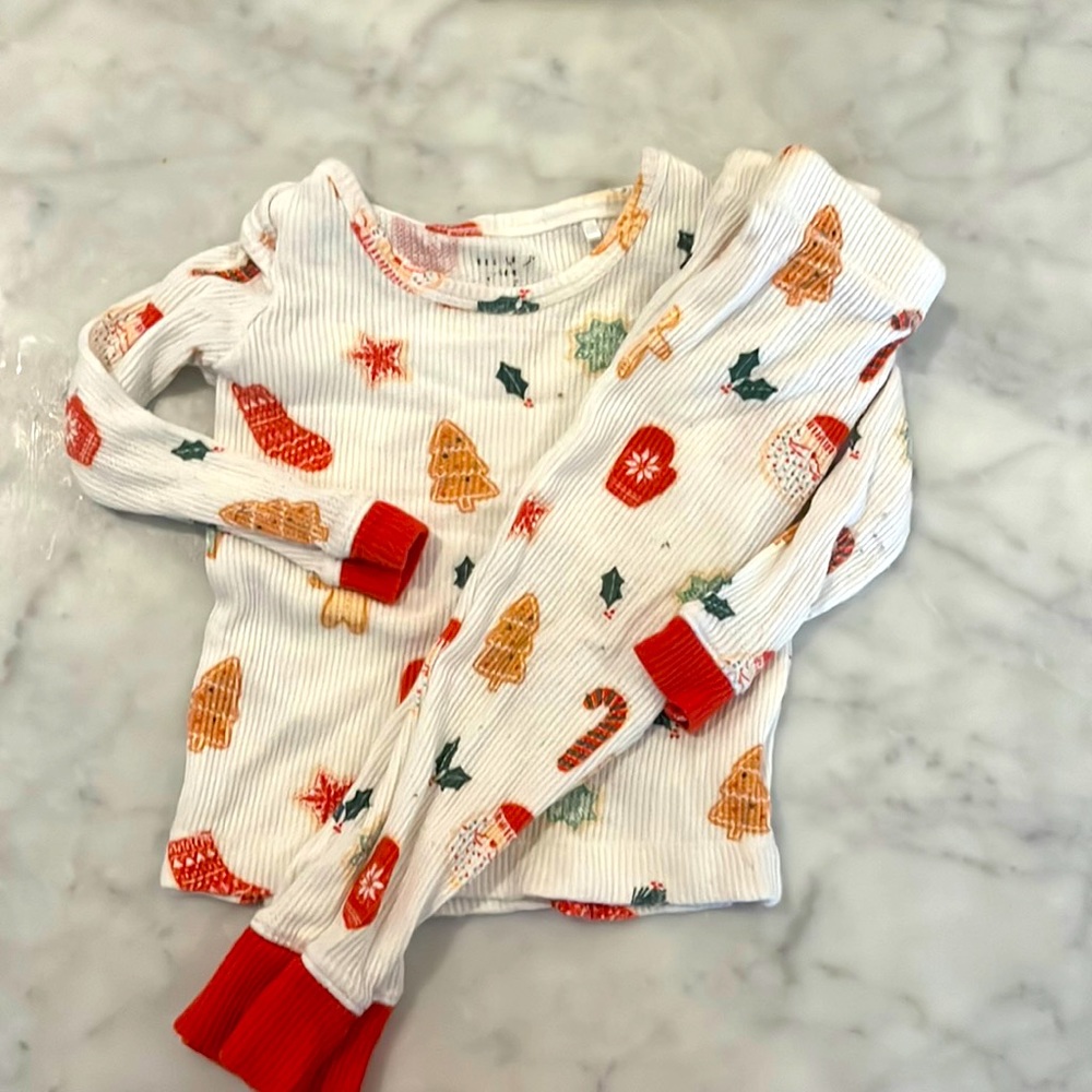 Angel Dear Christmas cookie pj set 18-24 months